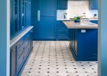 Blue-walls-introduce-a-kitchen-with-blue-cabinets-217x155