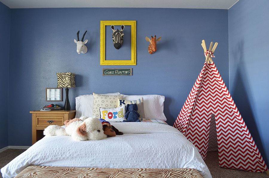 Chevron-Patterned Tepee promises a world of endless fun! [From: Sarah Greenman]