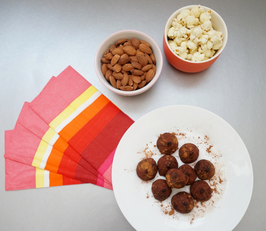 Chocolate truffles and Valentine's Day treats