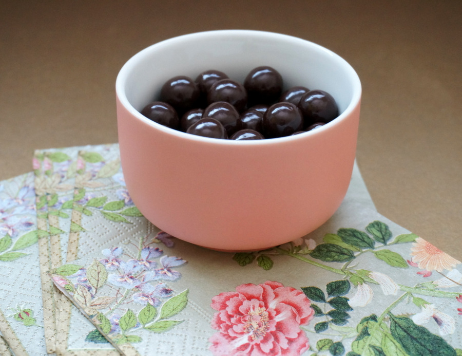 Chocolates and elegant napkins