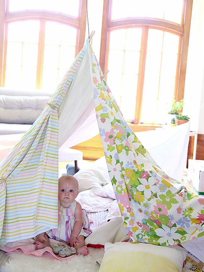 DIY living room fort from Say Yes