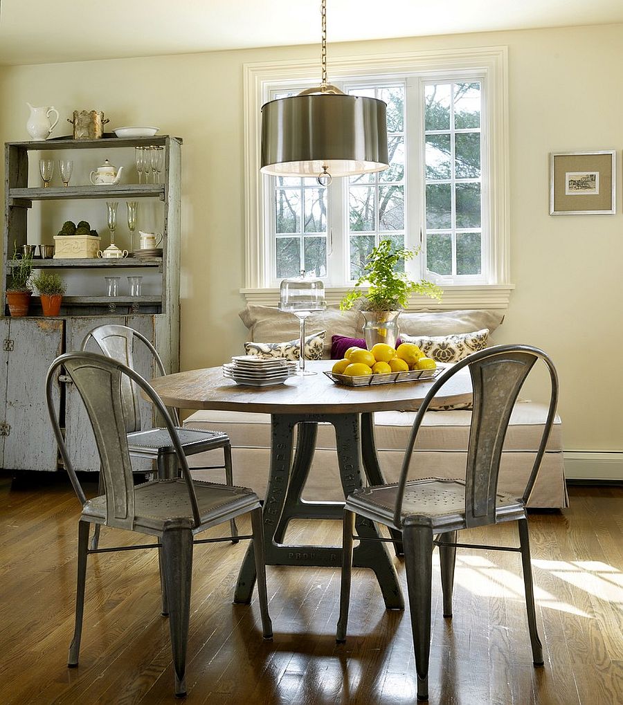 Dashing and stylish vintage hutch for the traditional dining room