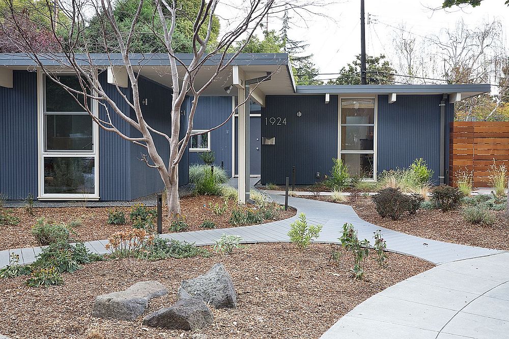 Exterior of the renovated Eichler home in San Francisco