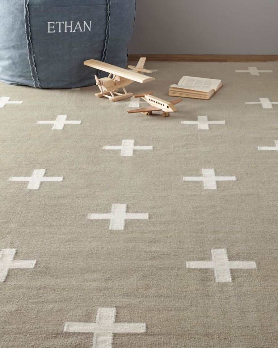 Flatweave rug from RH Baby & Child