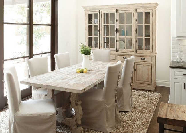 farmhouse style dining room hutch