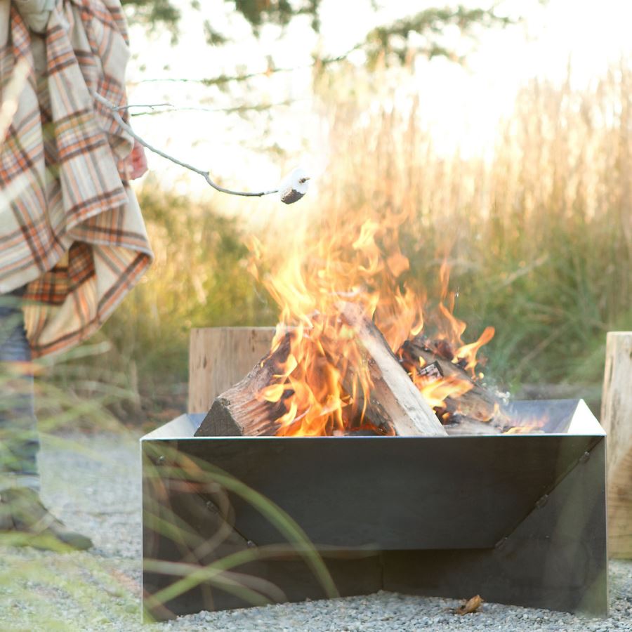 Geometric fire pit from Terrain