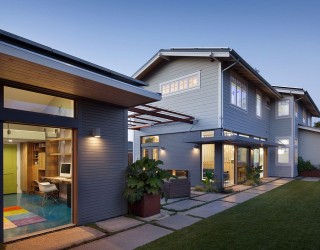 Eco-Conscious Enterprise: Contemporary Zero Net Energy Home in Santa Cruz