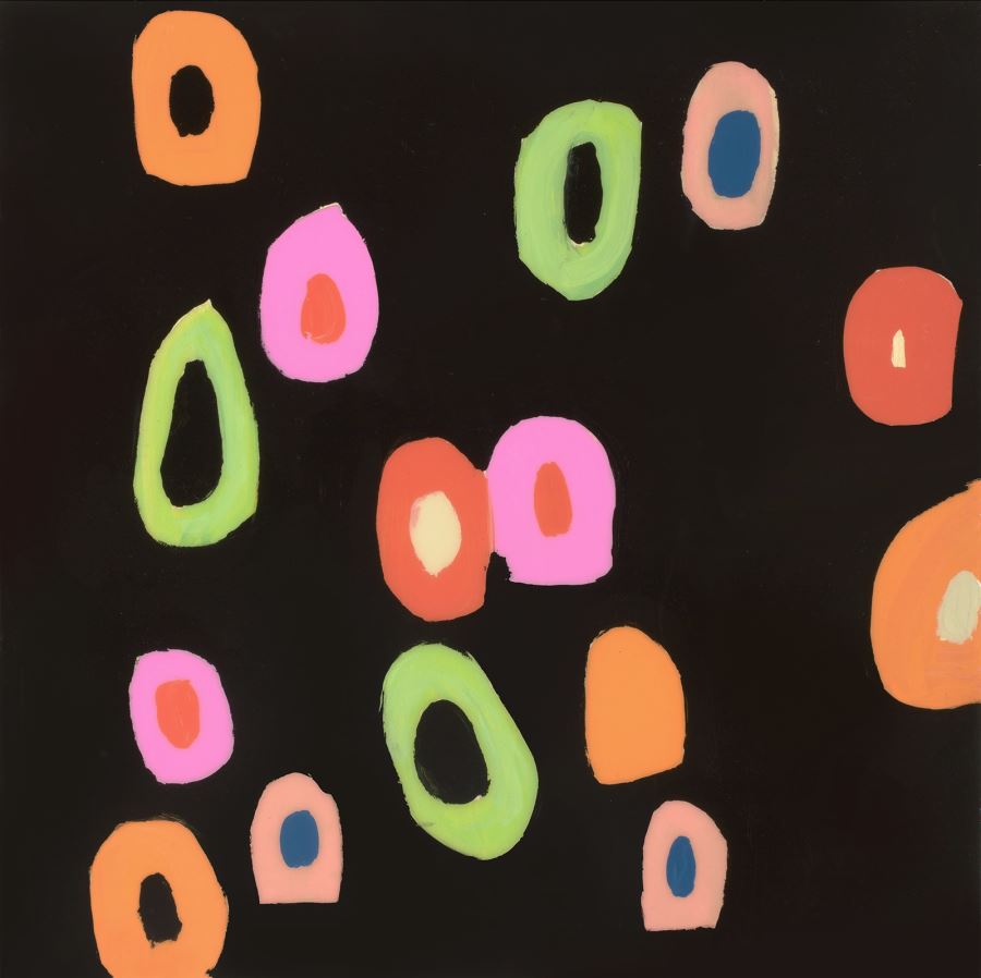 Handpainted dot art from Serena & Lily