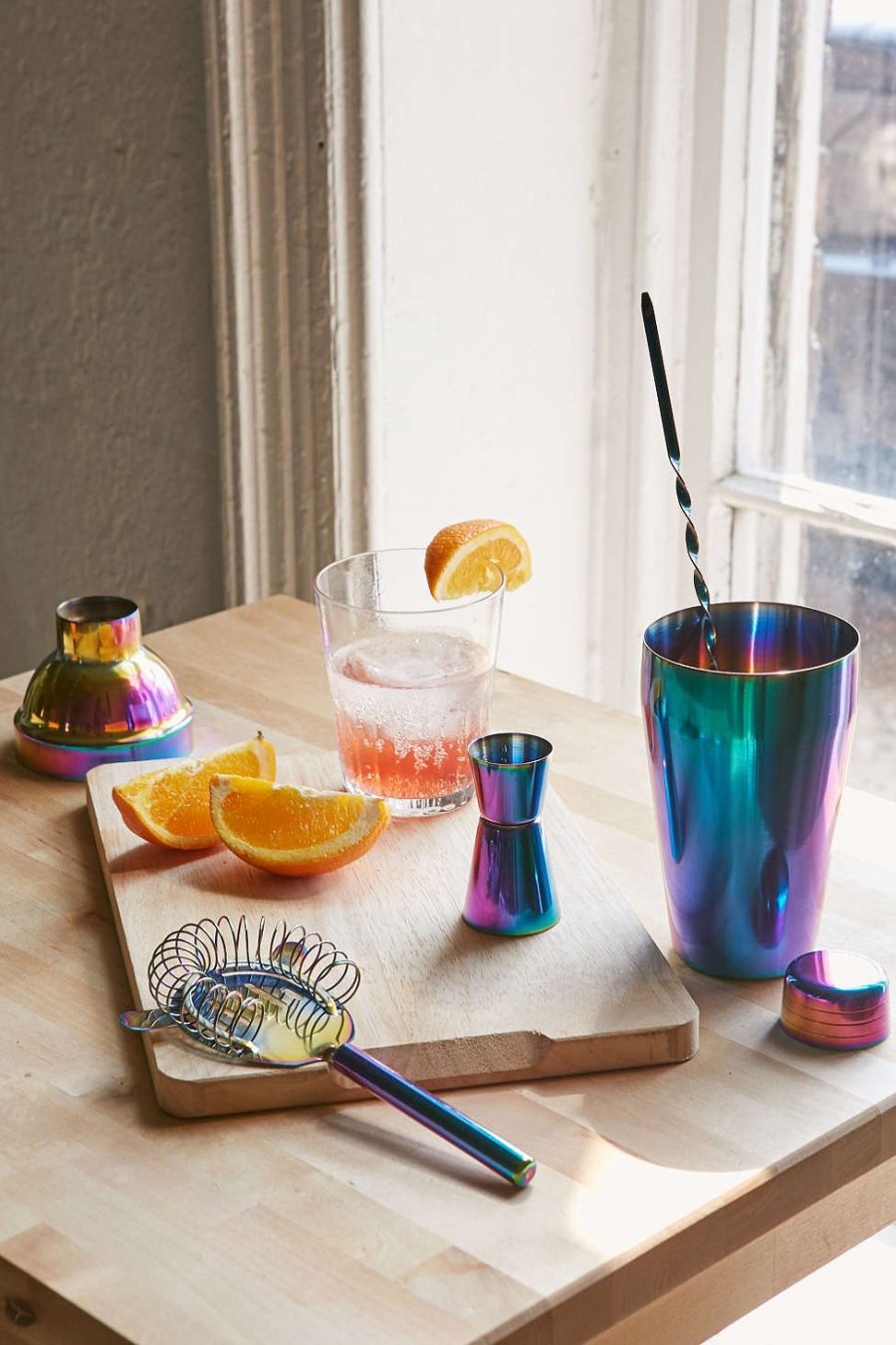 Iridescent barware kit from Urban Outfitters