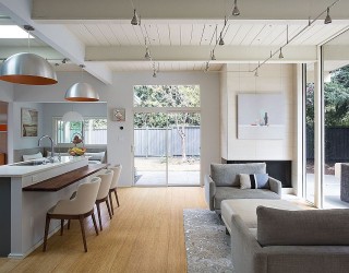 Classic Eichler Home in Palo Alto Remolded into a Chic Single-Family Residence