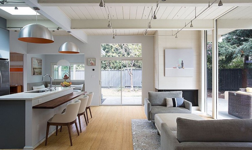 Classic Eichler Home in Palo Alto Remolded into a Chic Single-Family Residence