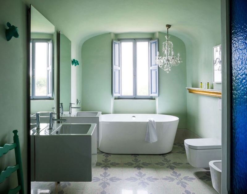 Mint Green Bathroom