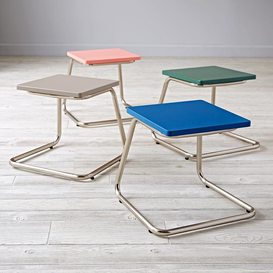 Modern stools from The Land of Nod