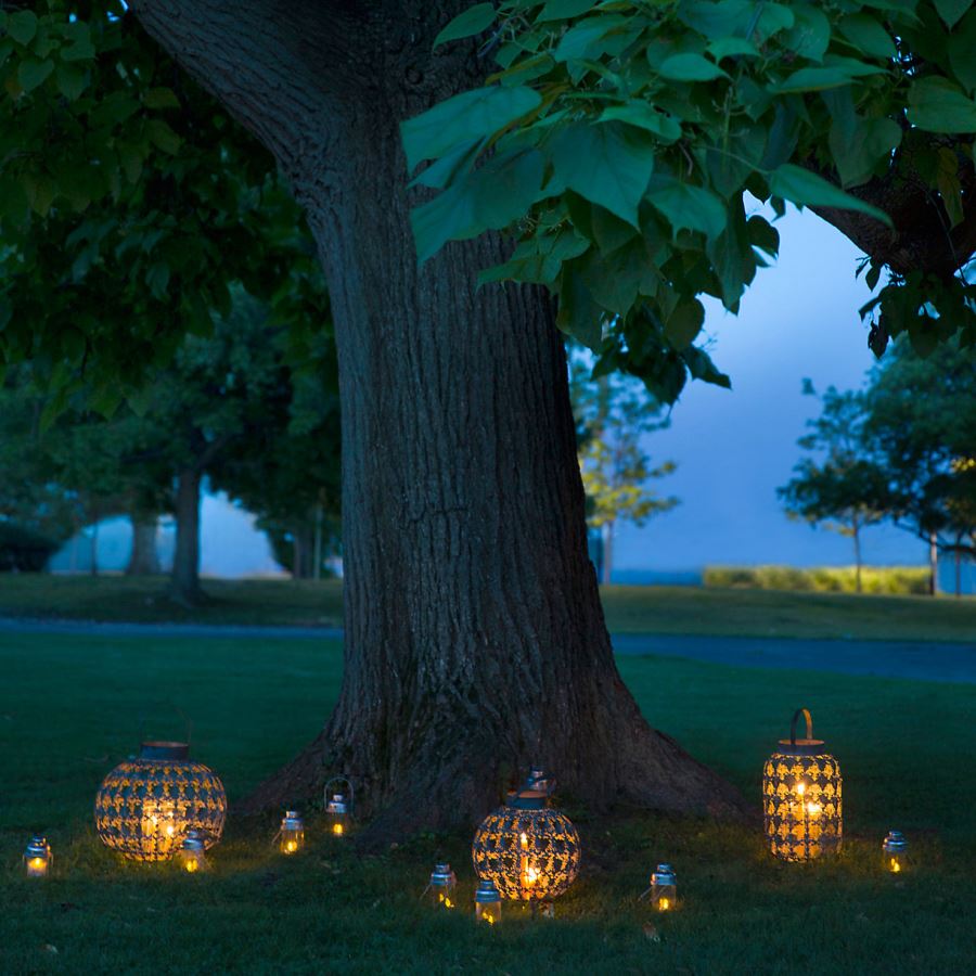 Outdoor lanterns from RH Modern