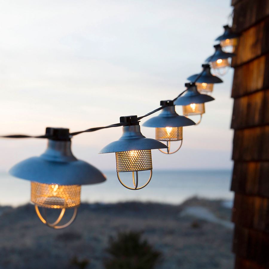 Outdoor string lights from Terrain