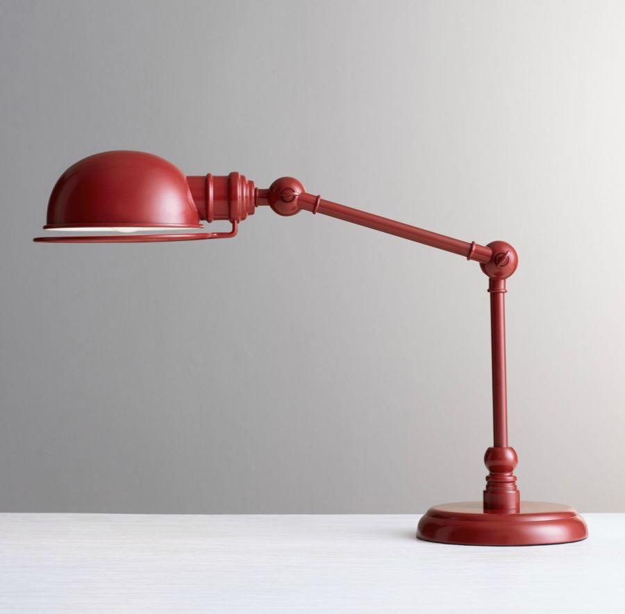 Red task lamp from RH Baby & Child