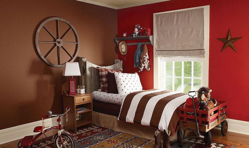 Fiery and Fascinating: 25 Kids' Bedrooms Wrapped in Shades of Red