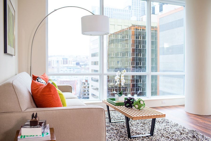 Relaxed sitting area inside the apartment