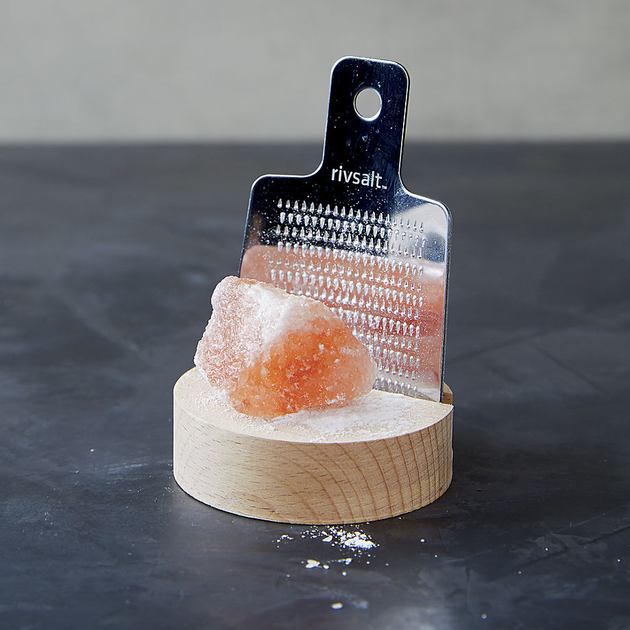 Rock salt and grater set from CB2