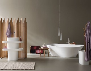 Fonte and Esperanto: Bathroom Décor Brings Home Spa-Style Refinement