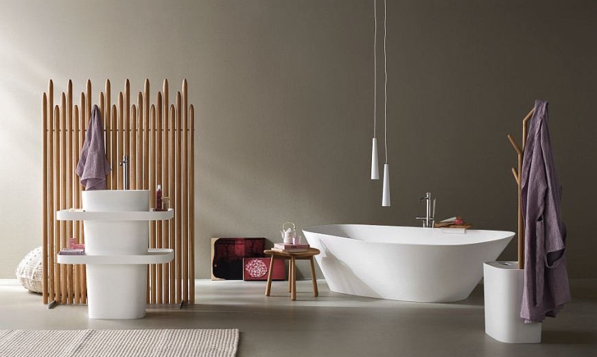 Fonte and Esperanto: Bathroom Décor Brings Home Spa-Style Refinement