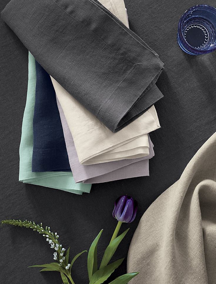 Spring linens from Crate & Barrel