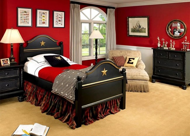 red kids bedroom furniture