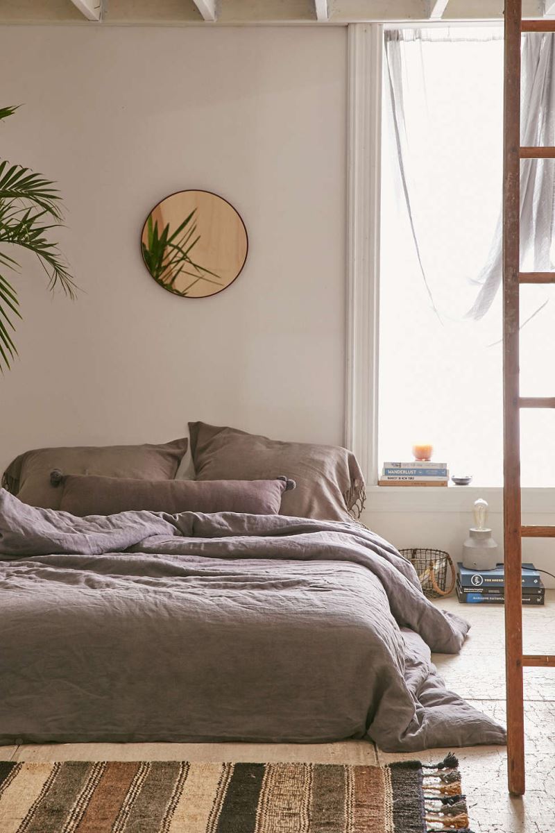 Tropical plant in a bedroom from Urban Outfitters