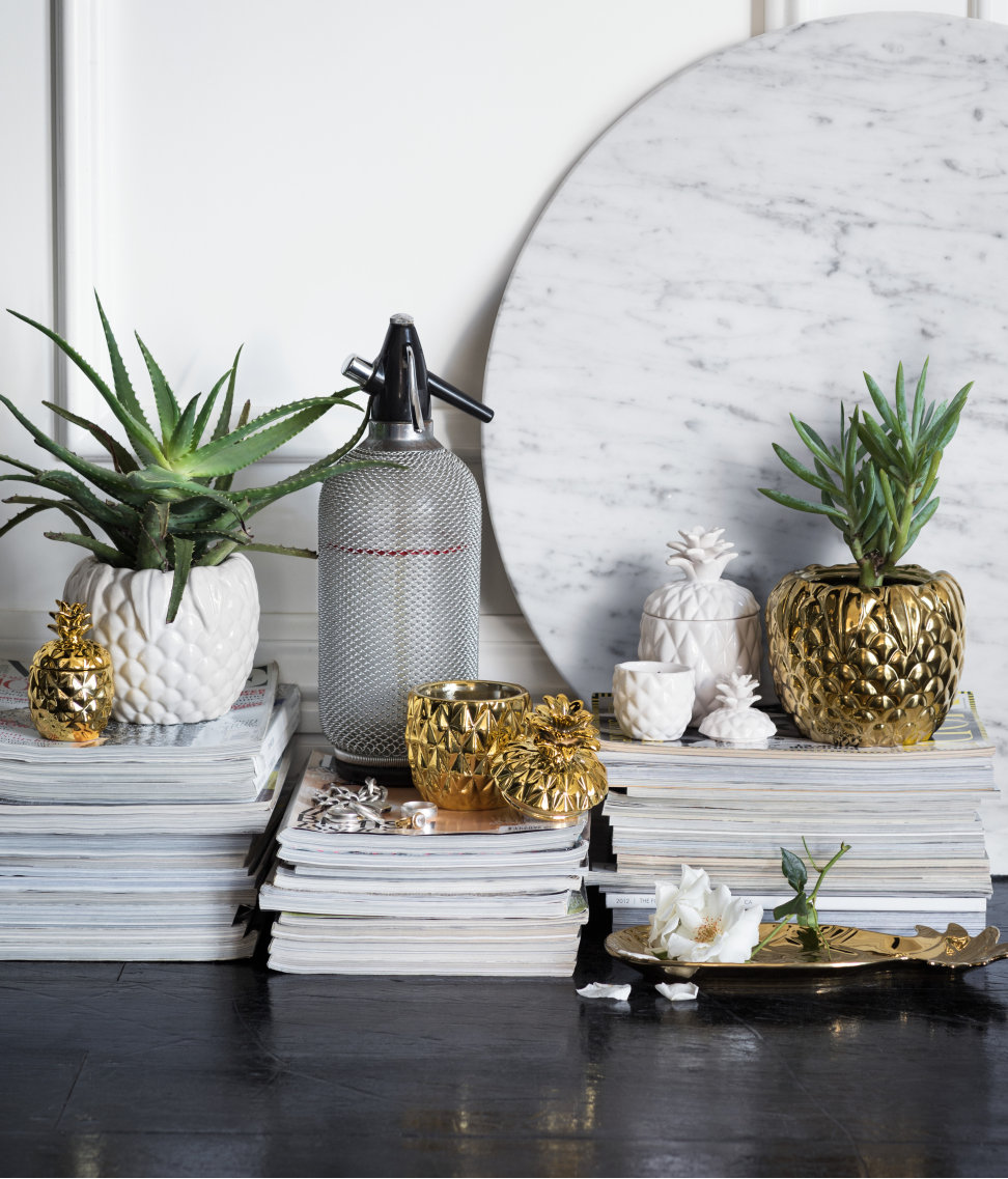 Tropical planters from H&M Home