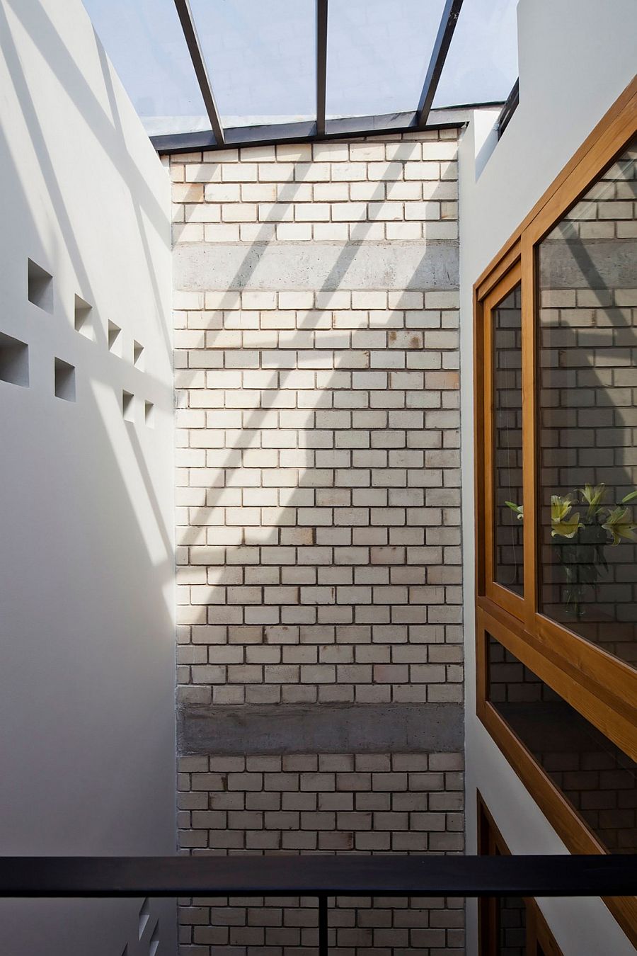 View of the top level of the Saigon home