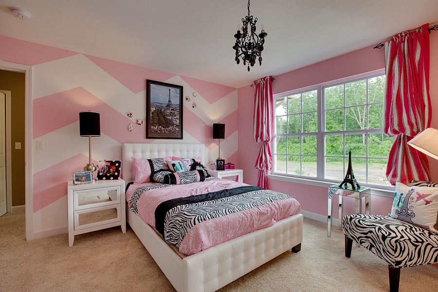 25 Kids Bedrooms Showcasing Stylish Chevron Pattern