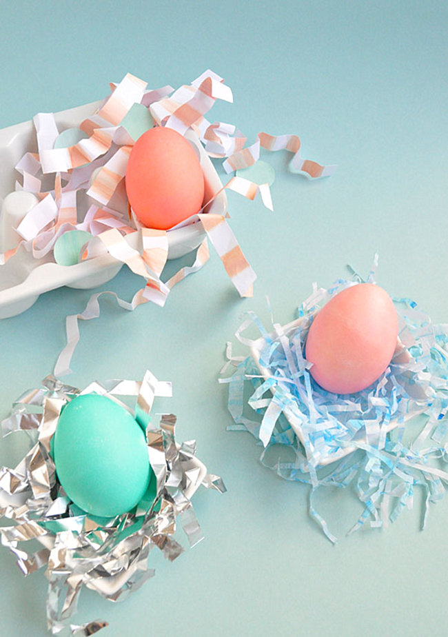 3 Easter egg nesting ideas from Oh Happy Day