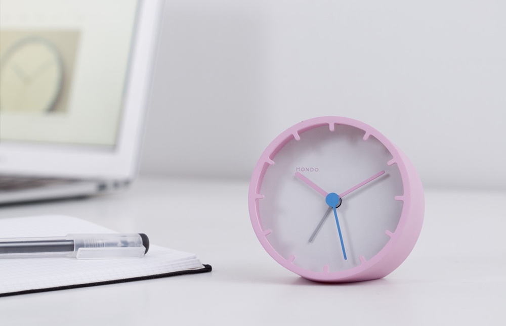 Alarm Clock in pink