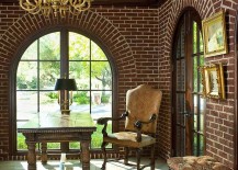 Arched-windows-and-brick-walls-give-the-home-office-a-traditional-and-timeless-look-217x155