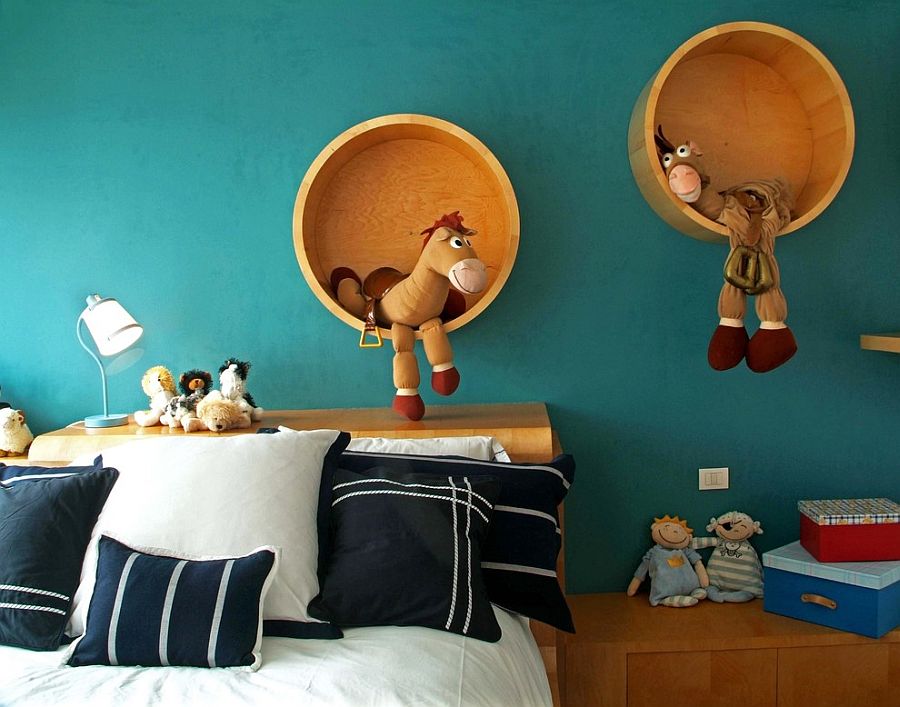 teal kids bedroom