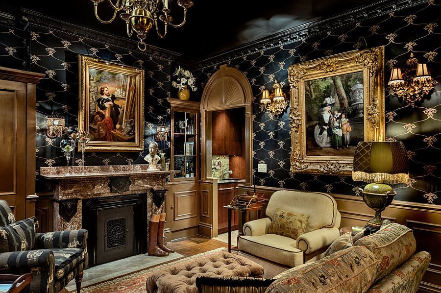 living room victorian mansion