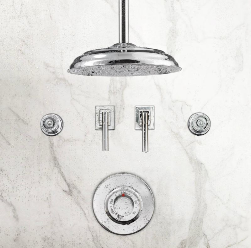 Ceiling-mount shower head from RH modern