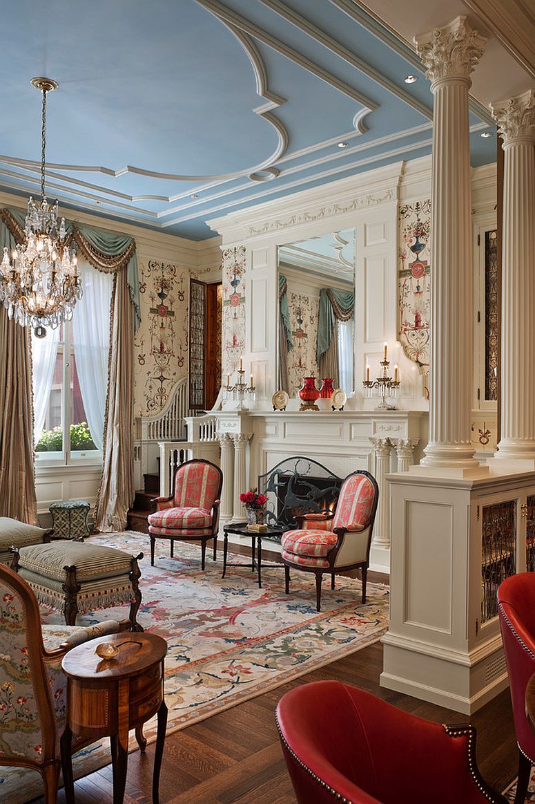 Living Room Victorian Mansion