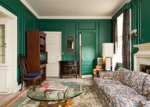 Colorful Victorian living room with understated class