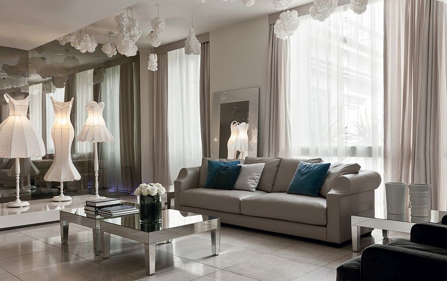 Contemporary Philippe Sofa reinterprets the classic Chester sofa