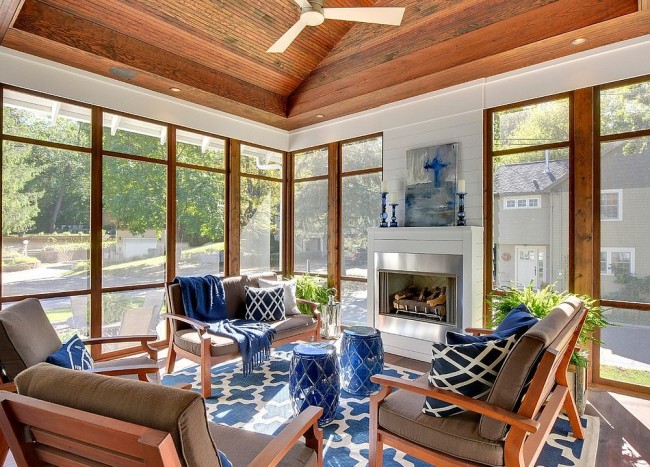 25 Cheerful And Relaxing Beach-style Sunrooms 