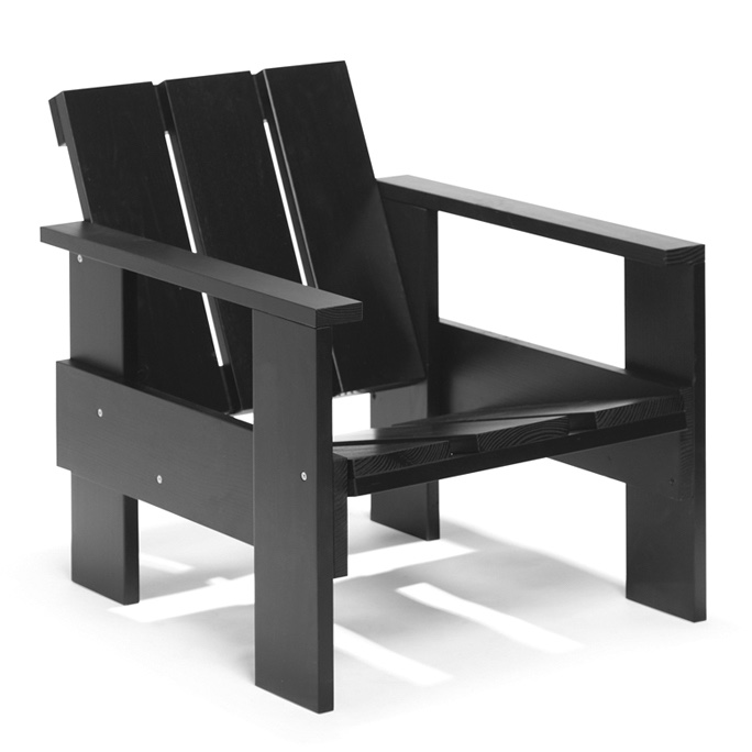 Crate chair black