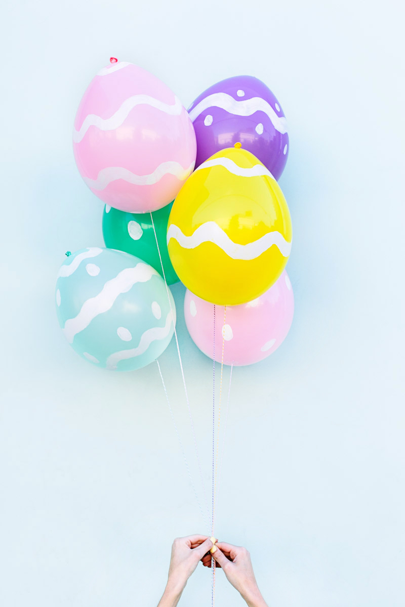 DIY Easter egg balloons from Studio DIY