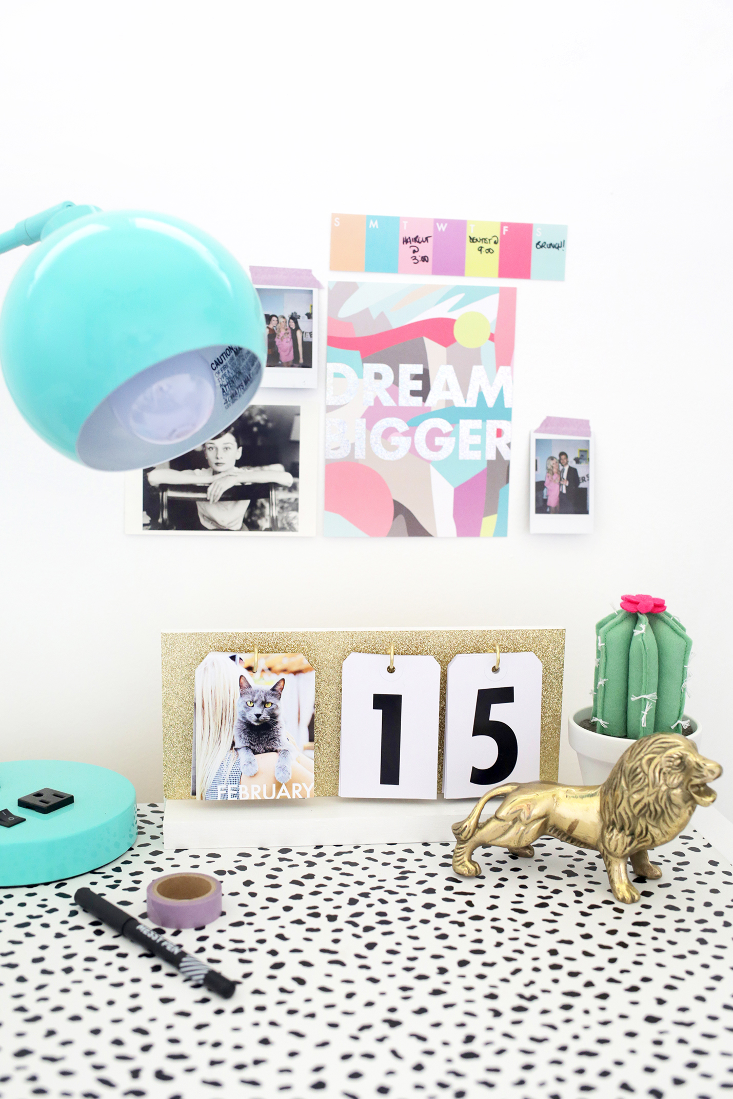 DIY Acrylic Calendar - A Beautiful Mess