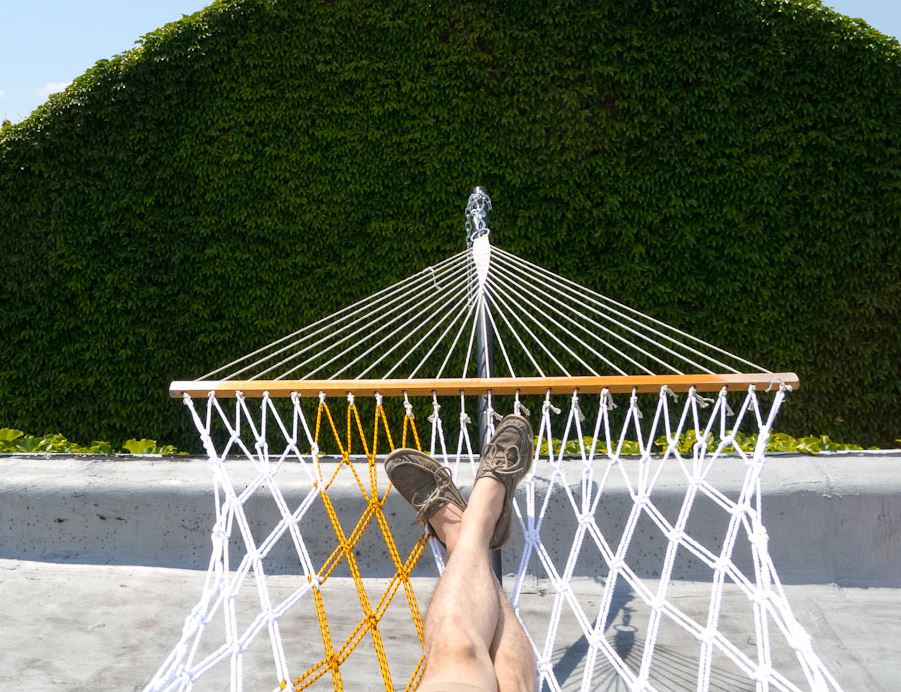 DIY rope hammock from Design Milk