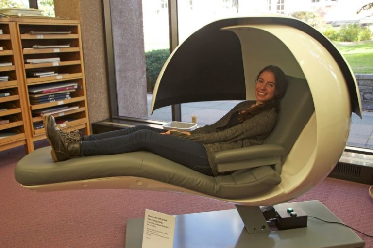 Nap Pods In The Office Our Favorite New Workplace Trend   EnergyPod At A Wesleyan University Library 768x512 