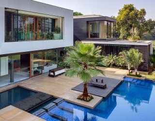 Tranquil Opulence: Lavish Home in New Delhi Puts Nature Center Stage