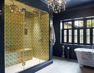 Trendy Twist to a Timeless Color Scheme: Bathrooms in Blue and Yellow