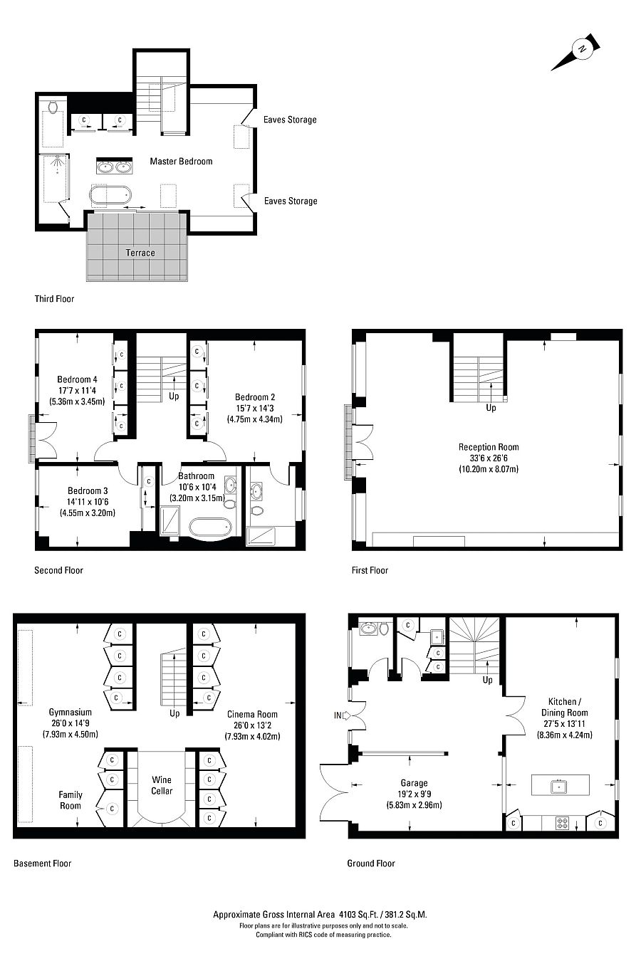 Floor plan of the modern-industrial NYC-styled home in London