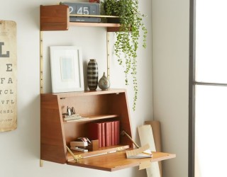 42 Space-Saving Fold-Down Desks Designs & Ideas